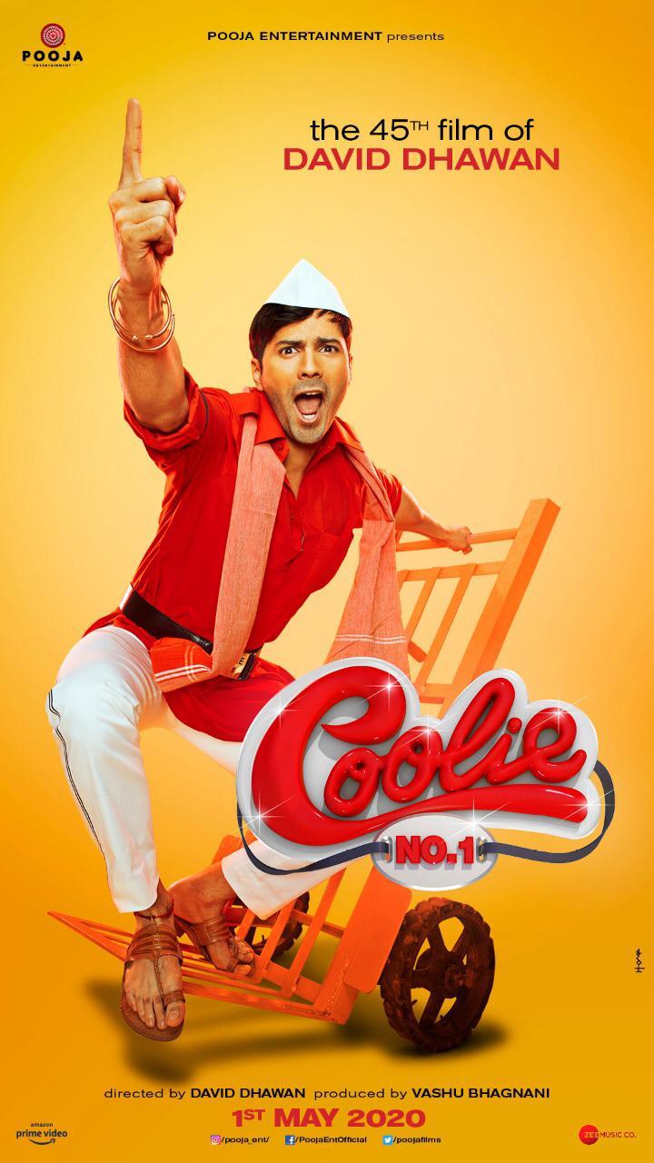 720x1280 Coolie No.1 Photo: HD Image, Picture, Stills, First Look Posters of Coolie No.1 Movie