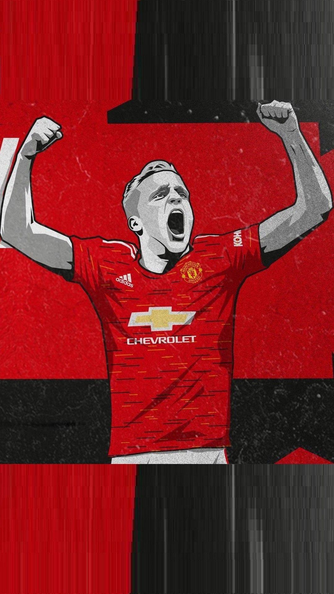 1080x1920 Donny Van De Beek Manchester United Wallpaper for Mobile Football Wallpaper
