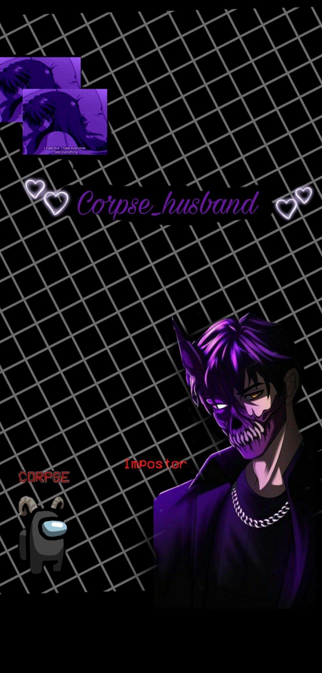 Corpse husband anime cool corpse cute fanart pink background HD  phone wallpaper  Peakpx