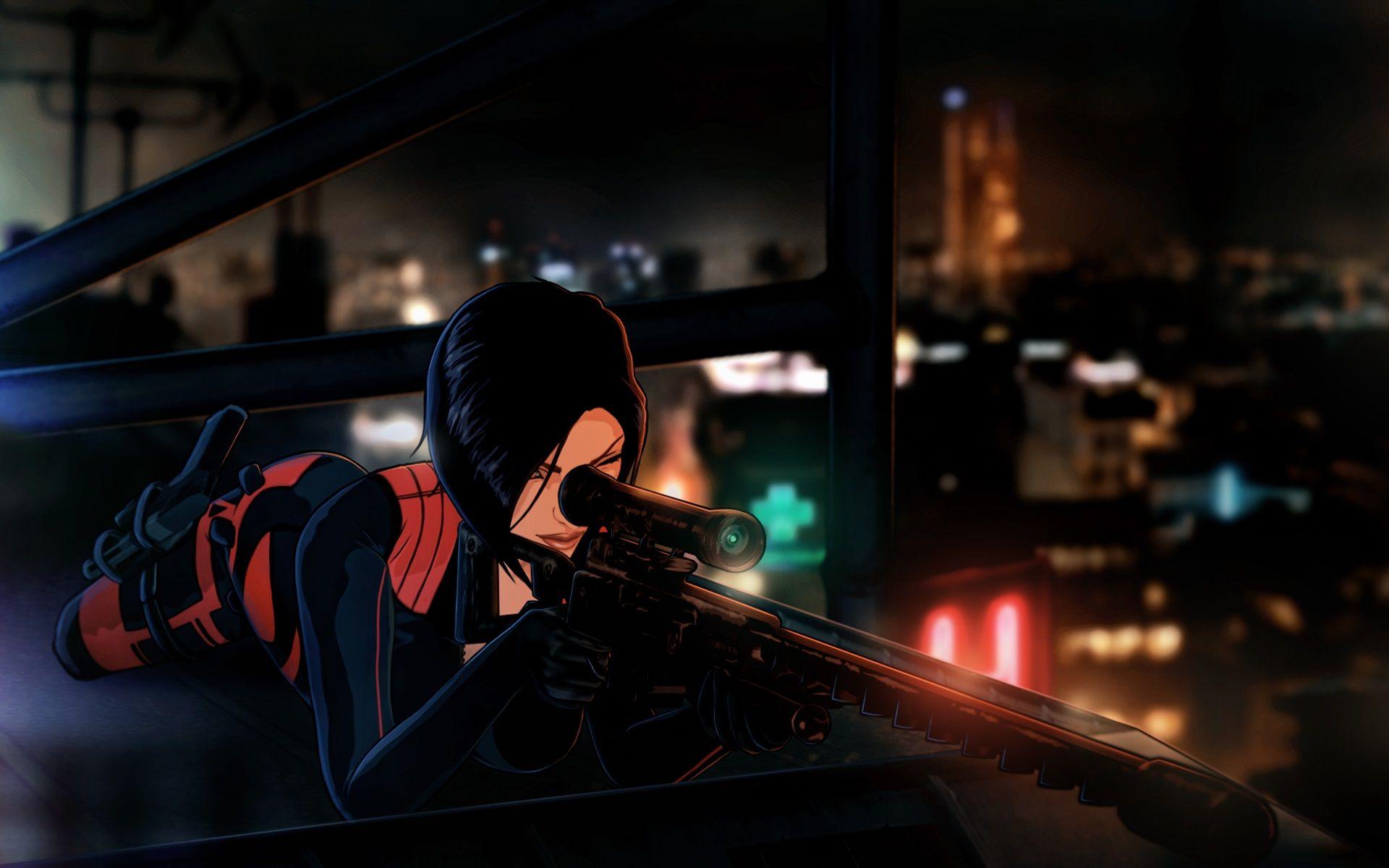 Fear effect. Fear Effect Sedna (2018). Девушка снайпер на крыше.