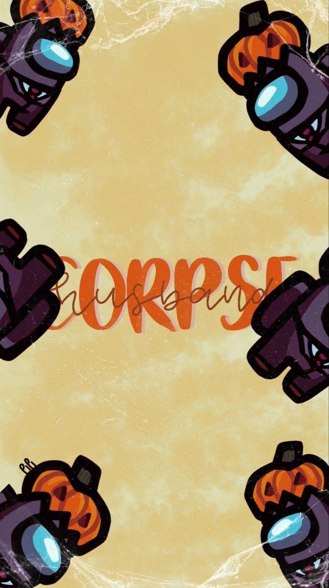 672x1200 Corpse husband wallpaper Among us -pumpkin hat- Corpse, Darkiplier and antisepticeye, Wallpaper