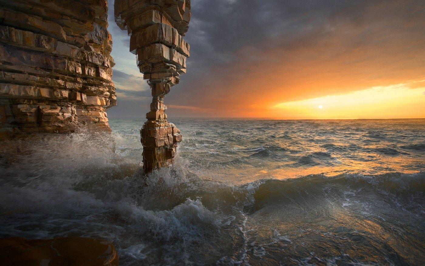 1400x875 erosion HD wallpaper, Background