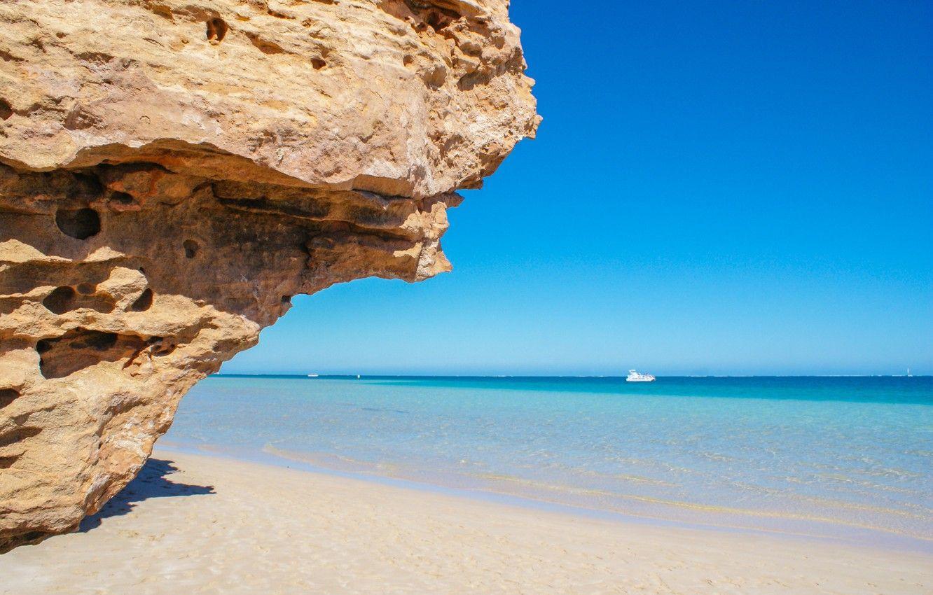 1332x850 Wallpaper sea, ocean, water, sand, base, cliff, erosion image for desktop, section природа