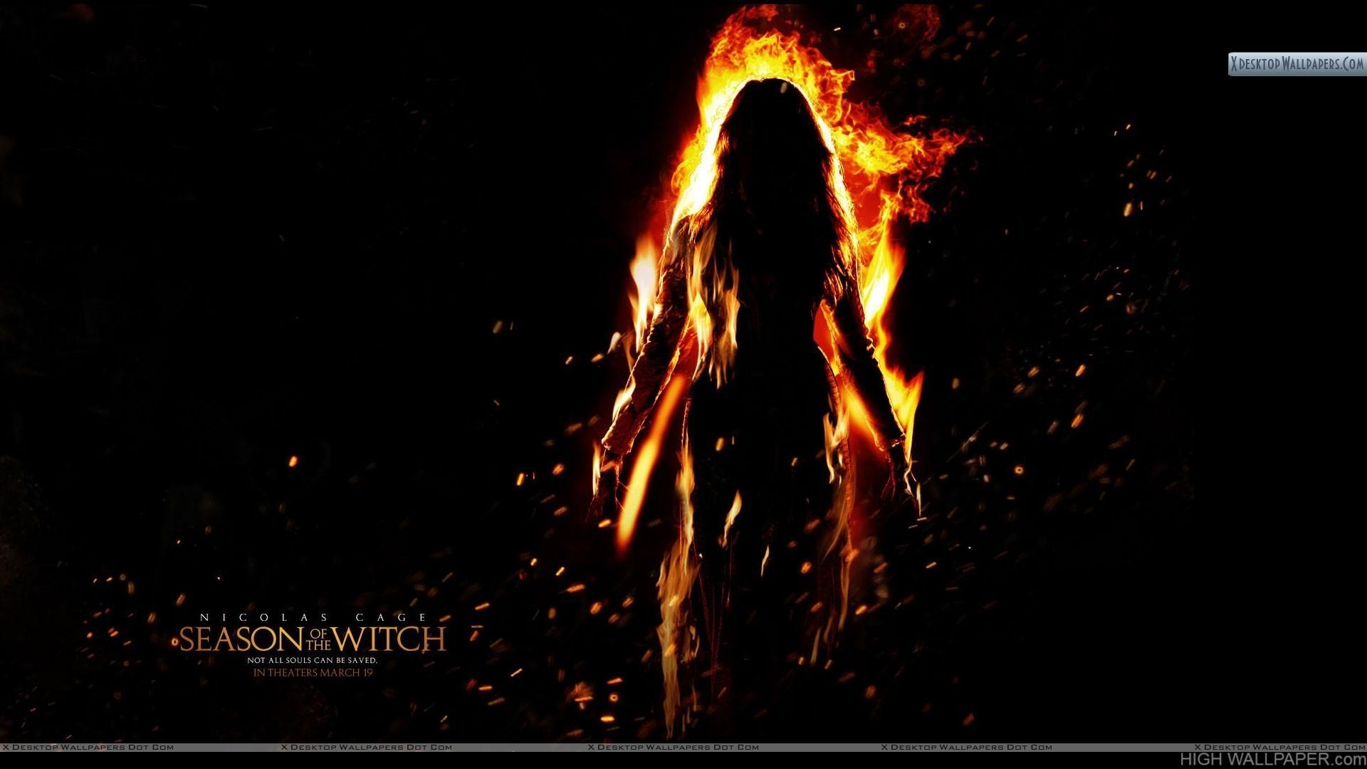 1920x1080 Season of the Witch Burning Witch HD Wallpaper