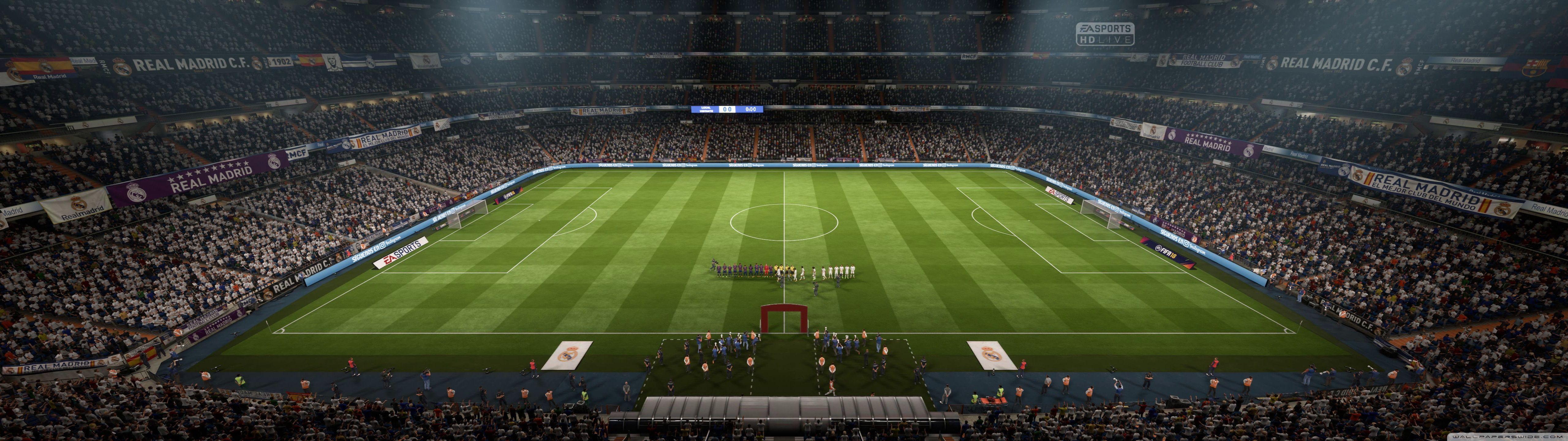 5120x1440 Santiago Bernabeu Madrid Vs FC Barcelona Ultra HD Desktop Background Wallpaper for 4K UHD TV : Widescreen & UltraWide Desktop & Laptop : Multi Display, Dual & Triple Monitor : Tablet
