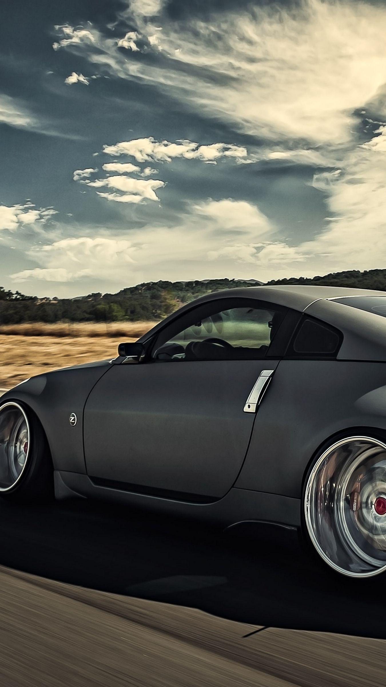1350x2400 Wallpaper Nissan, 350z, Stance, Movement, Speed, Side 350z Wallpaper iPhone