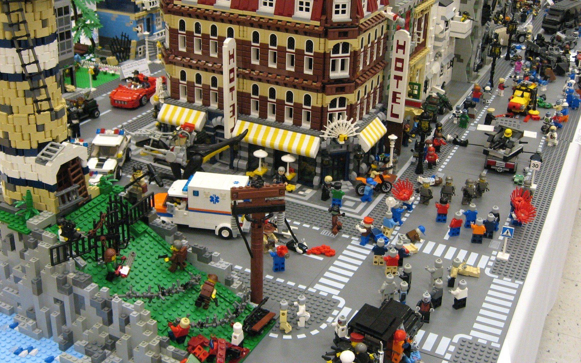 1920x1200 LEGO City Wallpaper