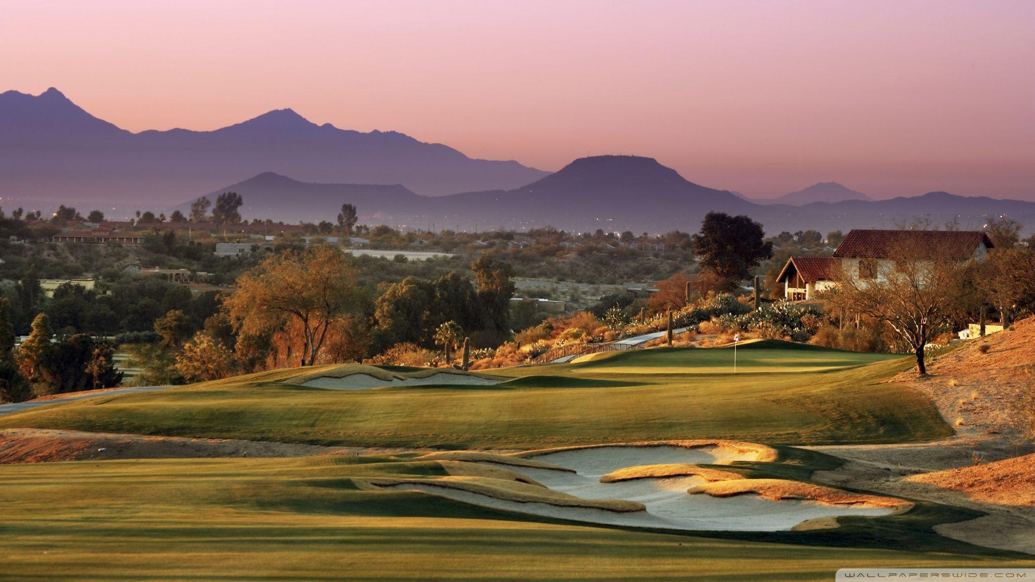 2048x1152 Golf Course Landscape Ultra HD Desktop Background Wallpaper for 4K UHD TV : Widescreen & UltraWide Desktop & Laptop : Tablet