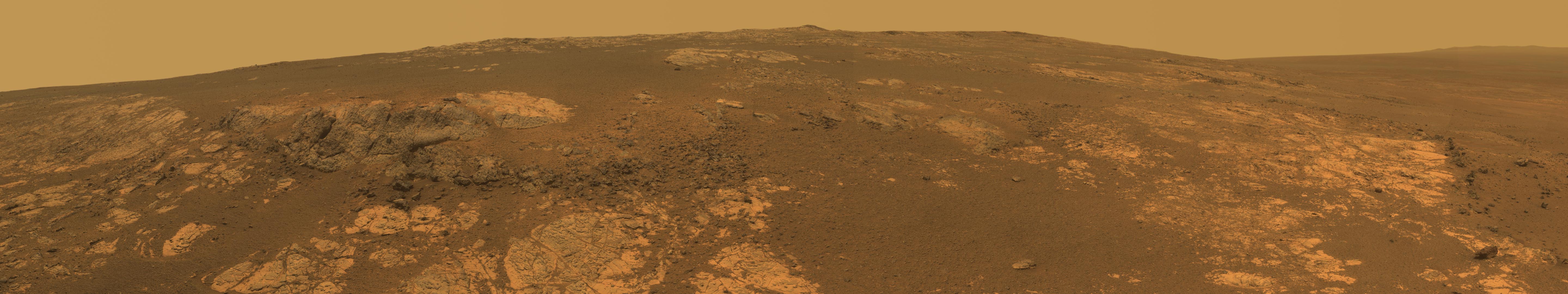5760x1080 Mars opportunity rover at endeavor crater, 2012