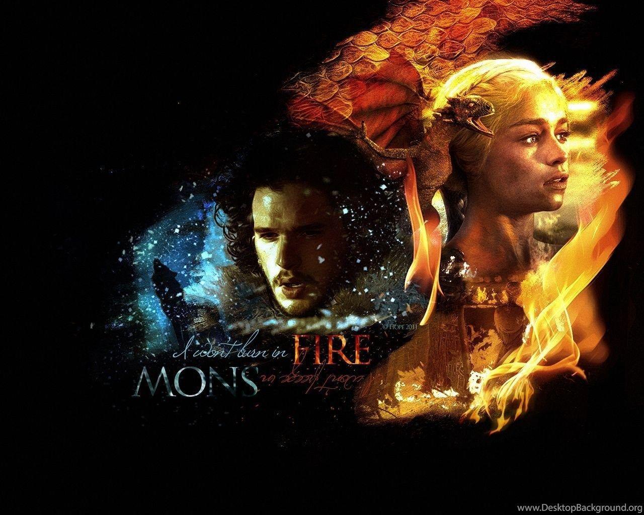 1280x1024 Daenerys Targaryen & Jon Snow Game Of Thrones Wallpaper. Desktop Background
