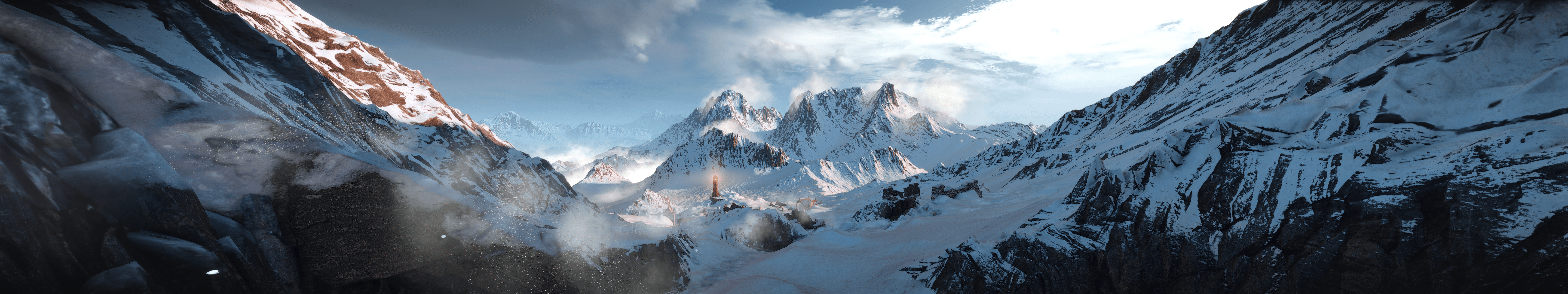 5760x1080 Winter Wallpaper