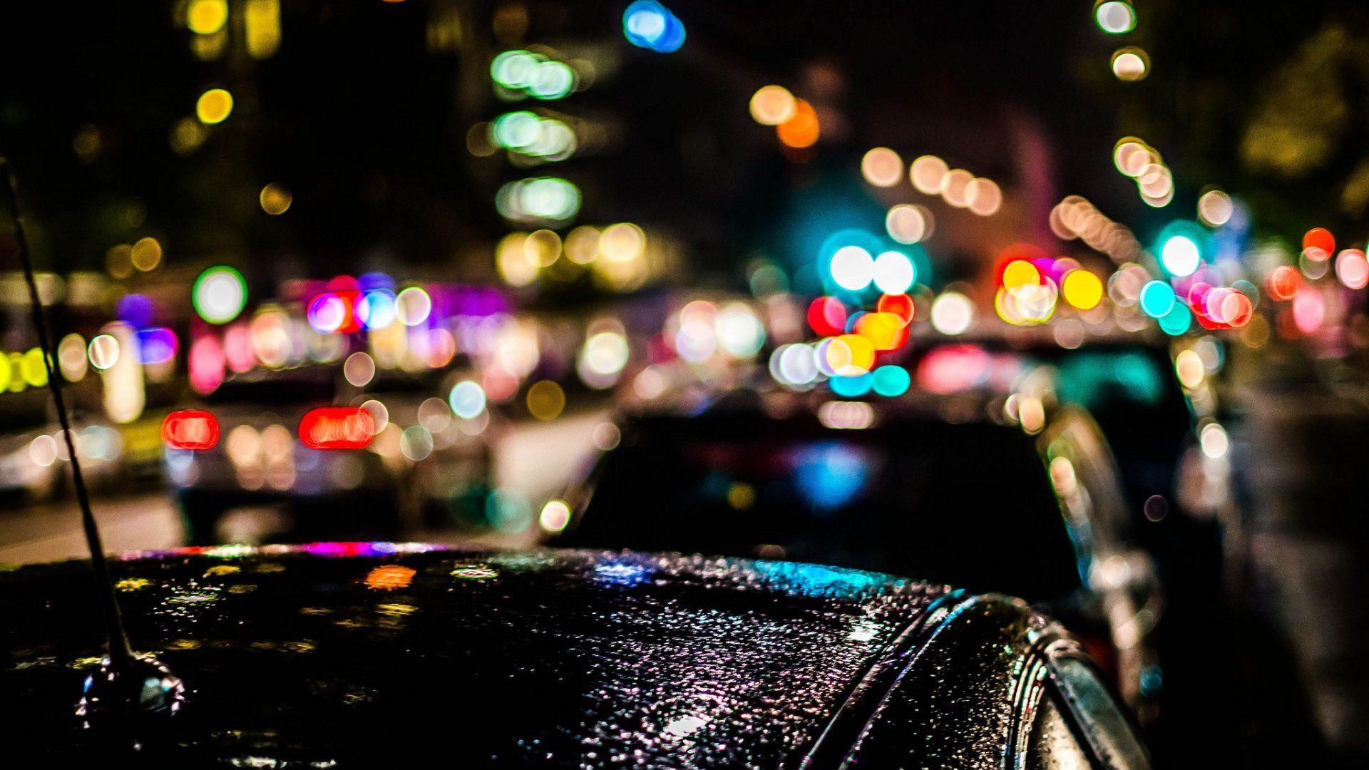 Rainy City At Night Wallpapers Top Free Rainy City At Night