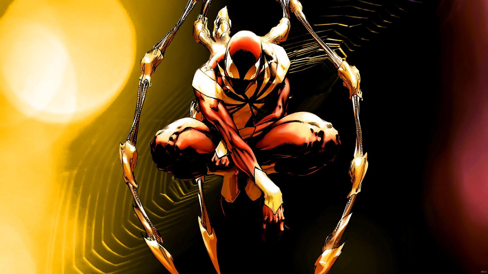 1920x1080 Iron Spider Man Wallpaper. Spider Man Laptop Wallpaper, Spider Man Phone Wallpaper And Spider Man Cartoon Wallpaper