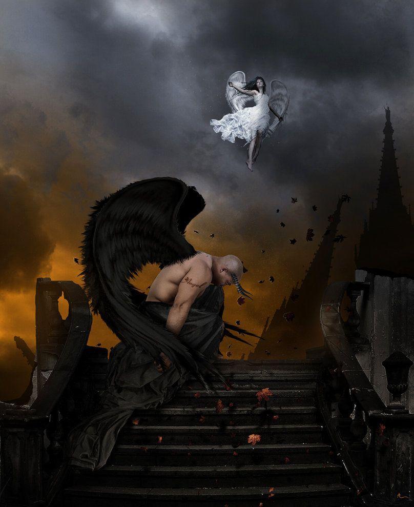 808x989 History of an impossible love. Dark angel wallpaper, Angel wallpaper, Angels and demons