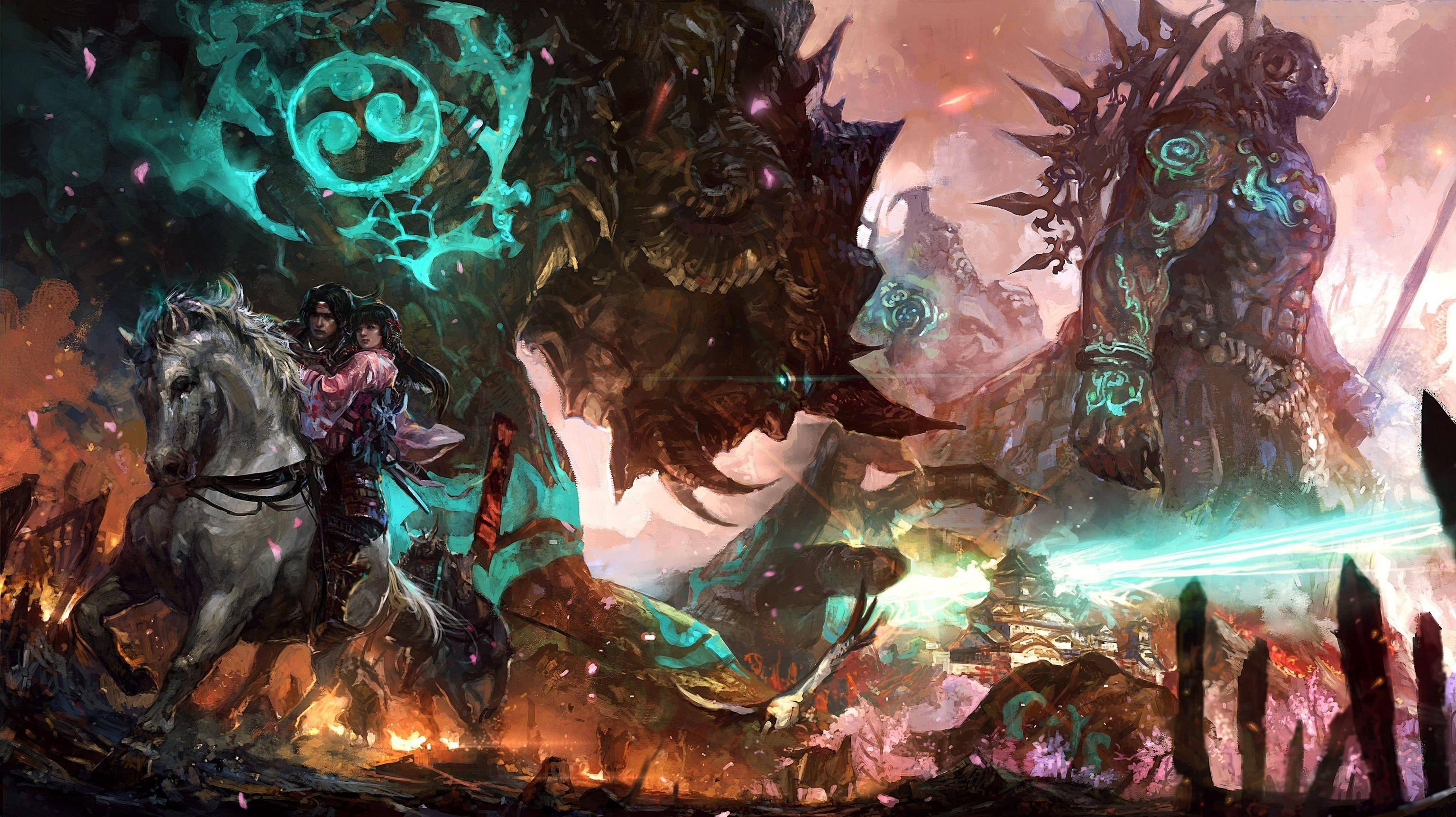 4385x2460 substantive, rider, monster Wallpaper, HD Fantasy 4K Wallpaper, Image, Photo and Background