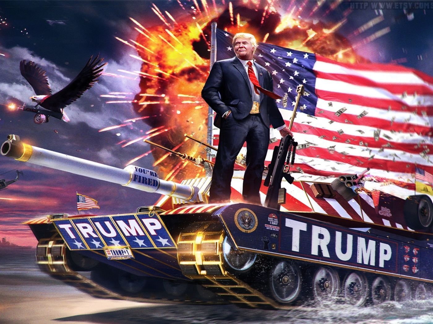 1400x1050 Donald Trump Memes Wallpaper