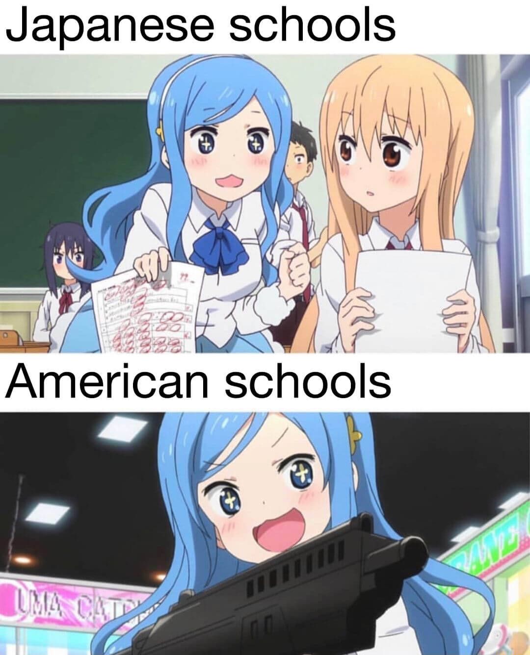 1080x1336 Download Anime Meme PFP Japanese And American Schools Wallpaper