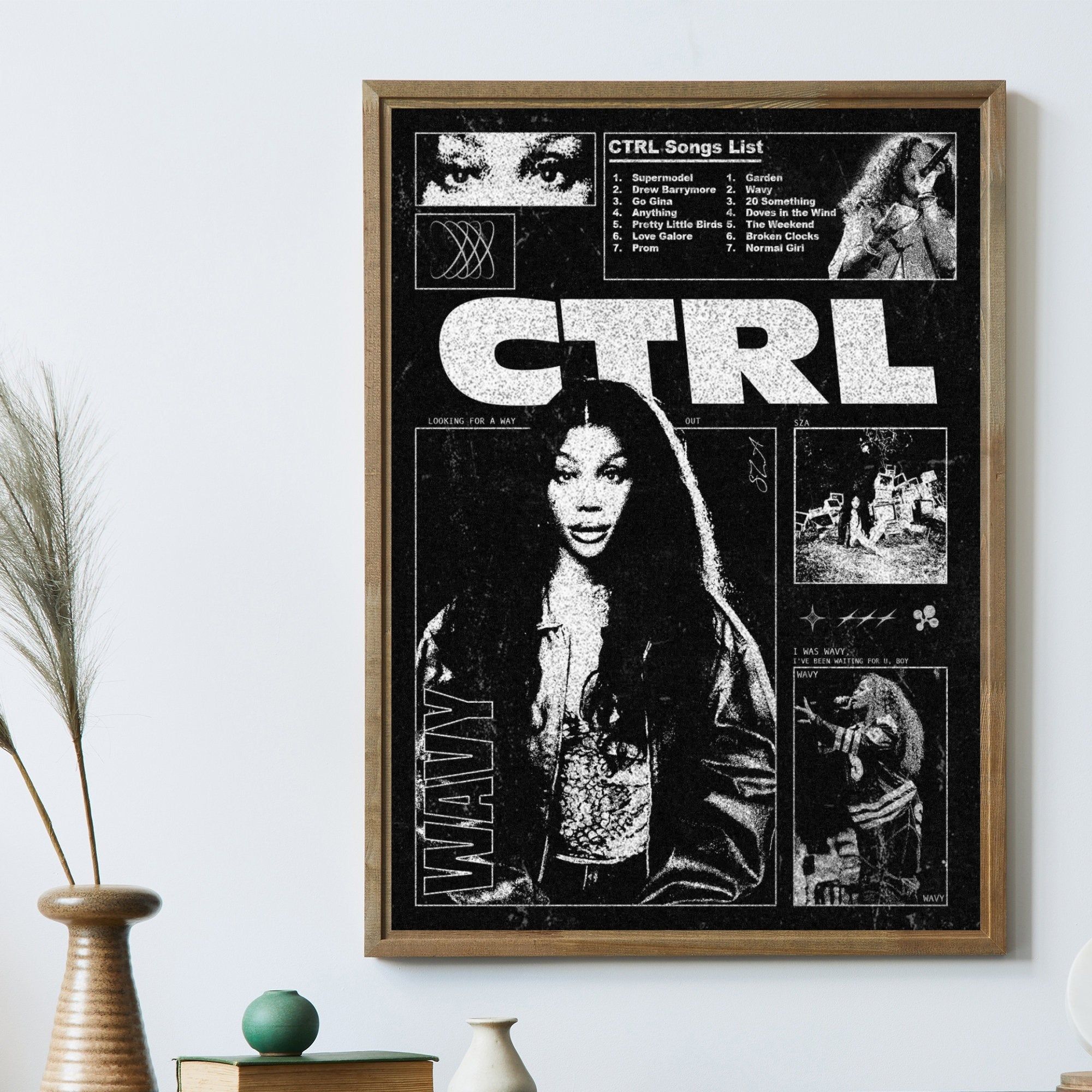 2000x2000 Sza Room Decor Sza American Flag Tapestry Ctrl Album Cover Poster Wall Decor Aesthetic Room Decor