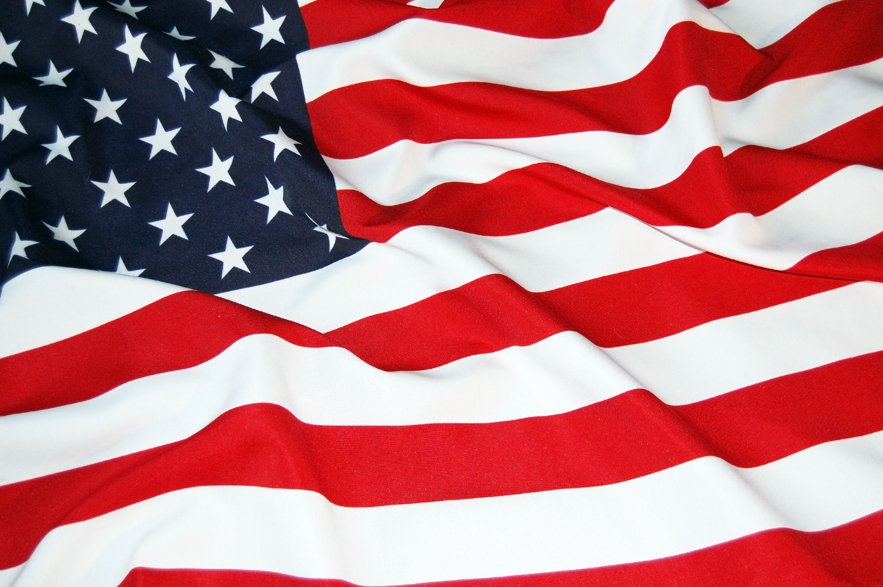 3008x2000 Wallpaper us a Flag on Black and White Textile, Background Free Image