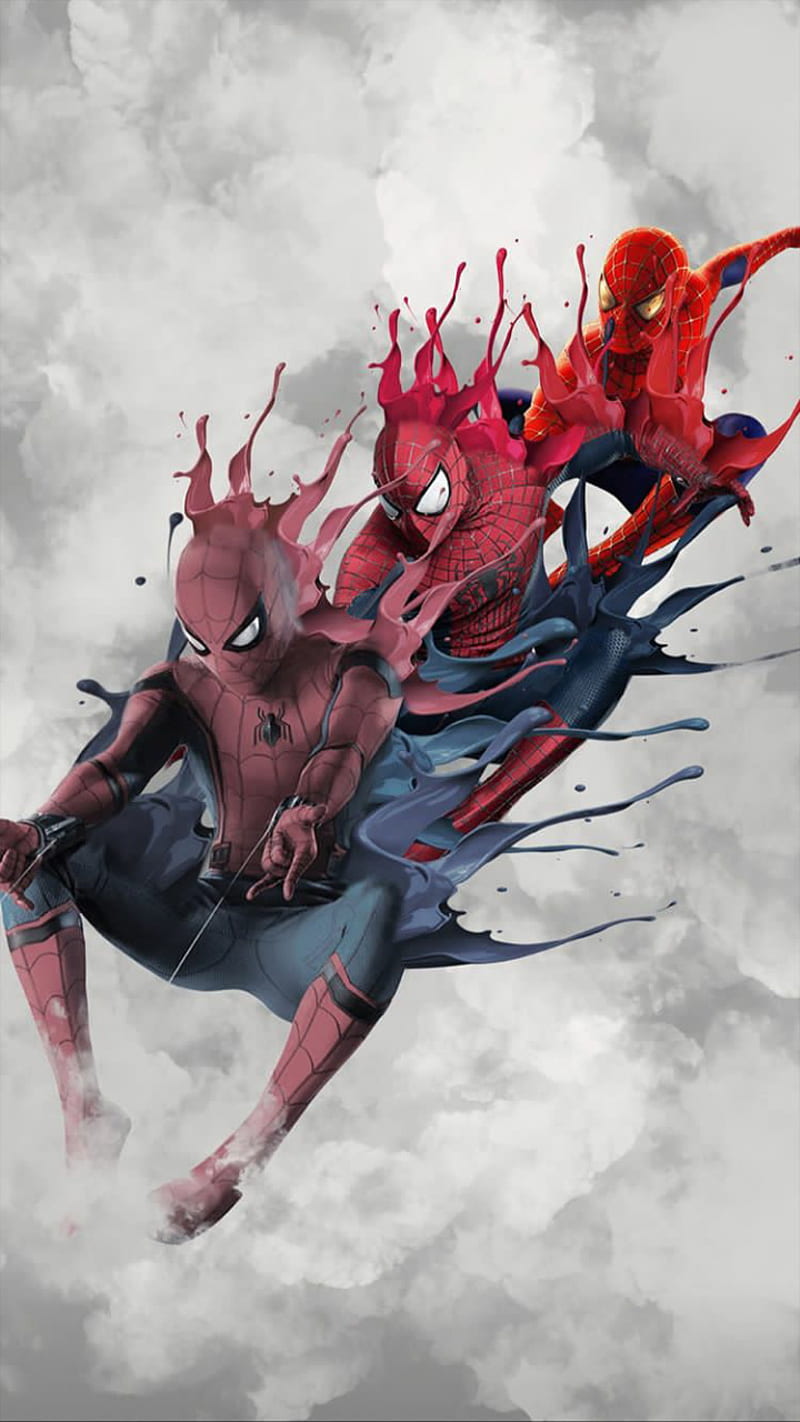 800x1422 spiderman TR andrey garfield, marvel, tobey maqurie, tom holland, HD phone wallpaper