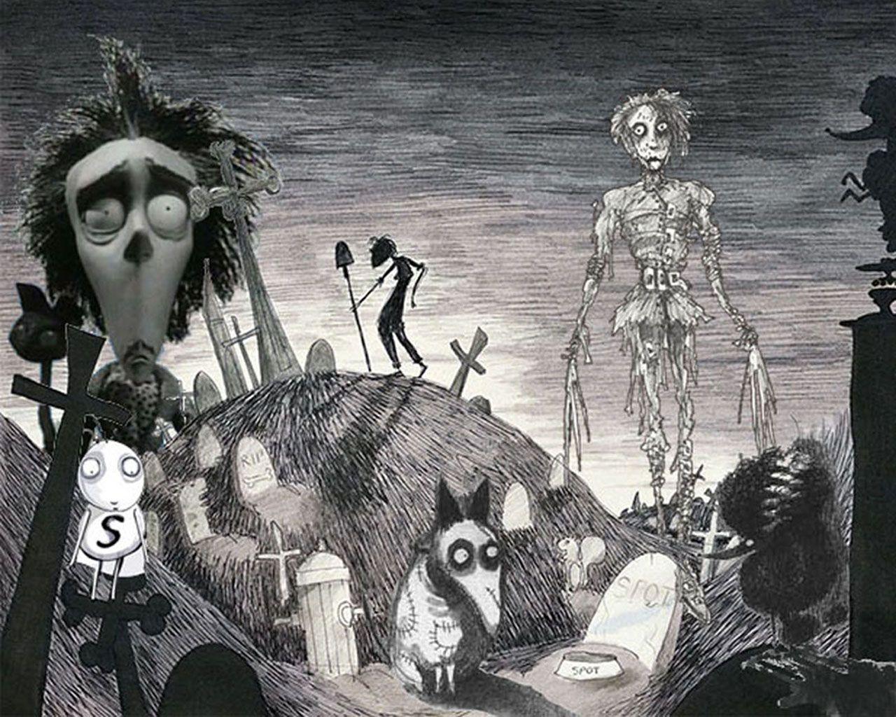 Tim Burton Art Wallpapers Top Free Tim Burton Art Backgrounds 