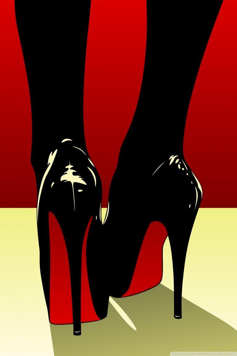 768x1152 Pop Art High Heels Shoes Red Bottom Ultra HD Desktop Background Wallpaper for 4K UHD TV : Widescreen & UltraWide Desktop & Laptop : Tablet