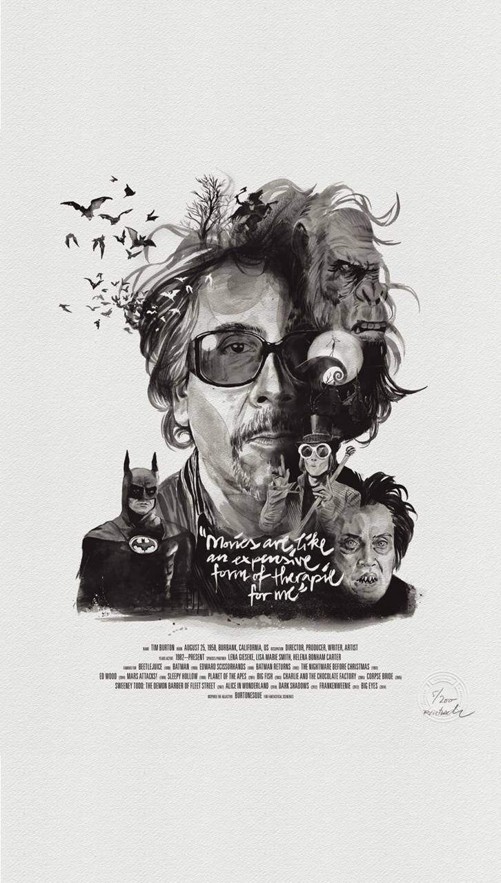 726x1280 Tim Burton wallpaper