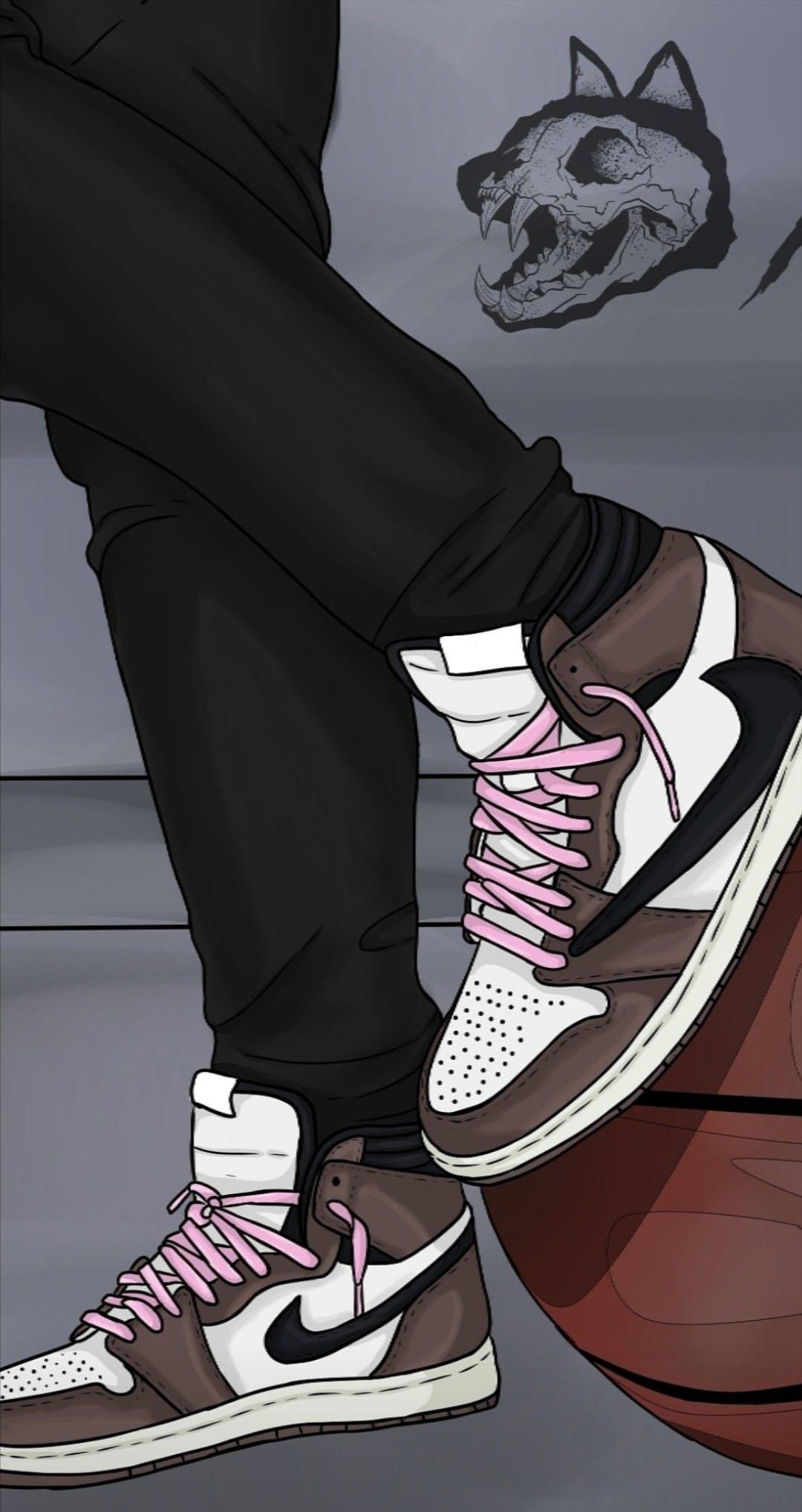 1080x2037 travis scott wallpaper. Sneakers illustration, Jordan shoes wallpaper, Streetwear wallpaper