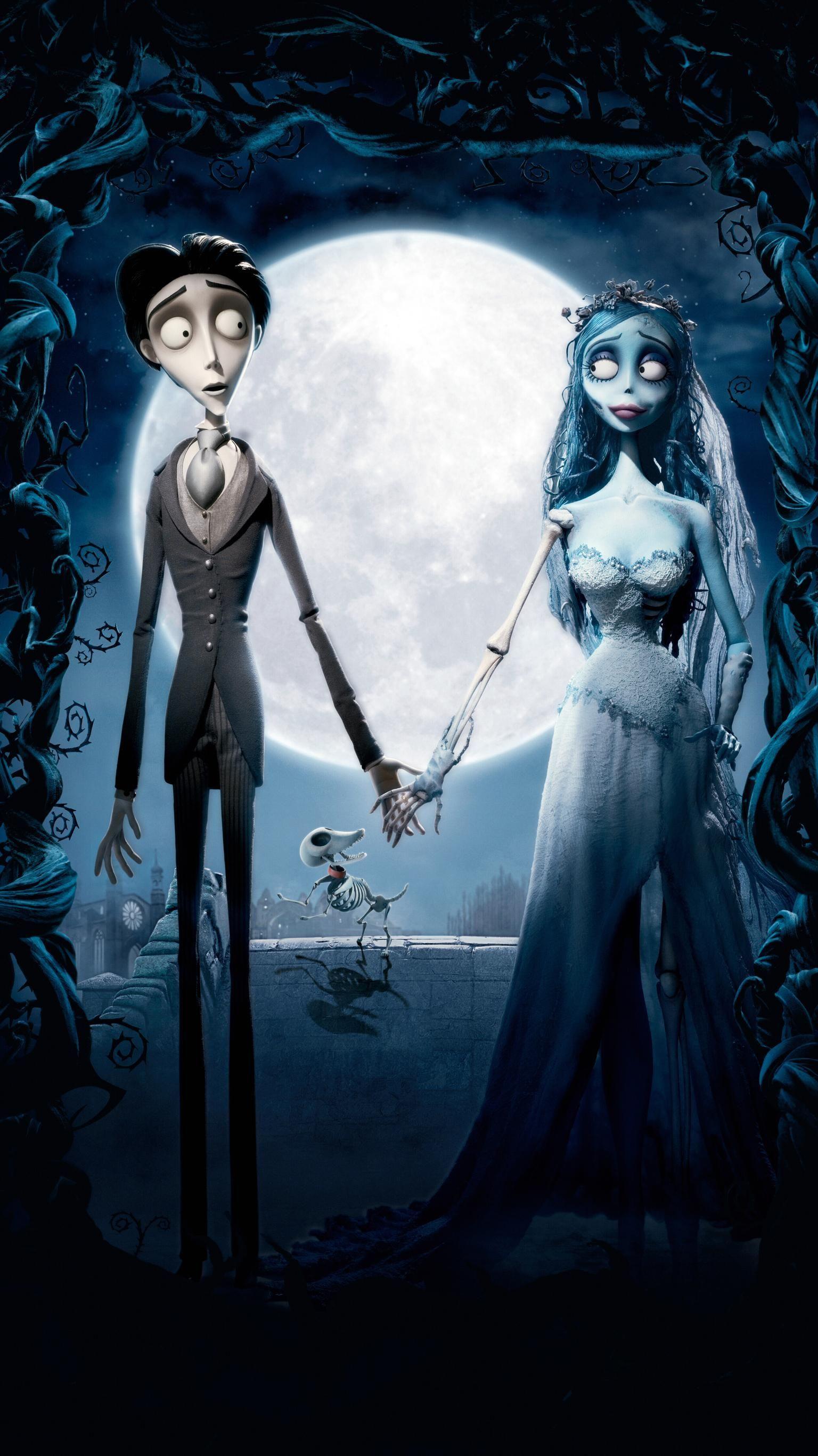 1536x2732 Corpse Bride (2005) Phone Wallpaper. Moviemania. Corpse bride movie, Tim burton corpse bride, Corpse bride art