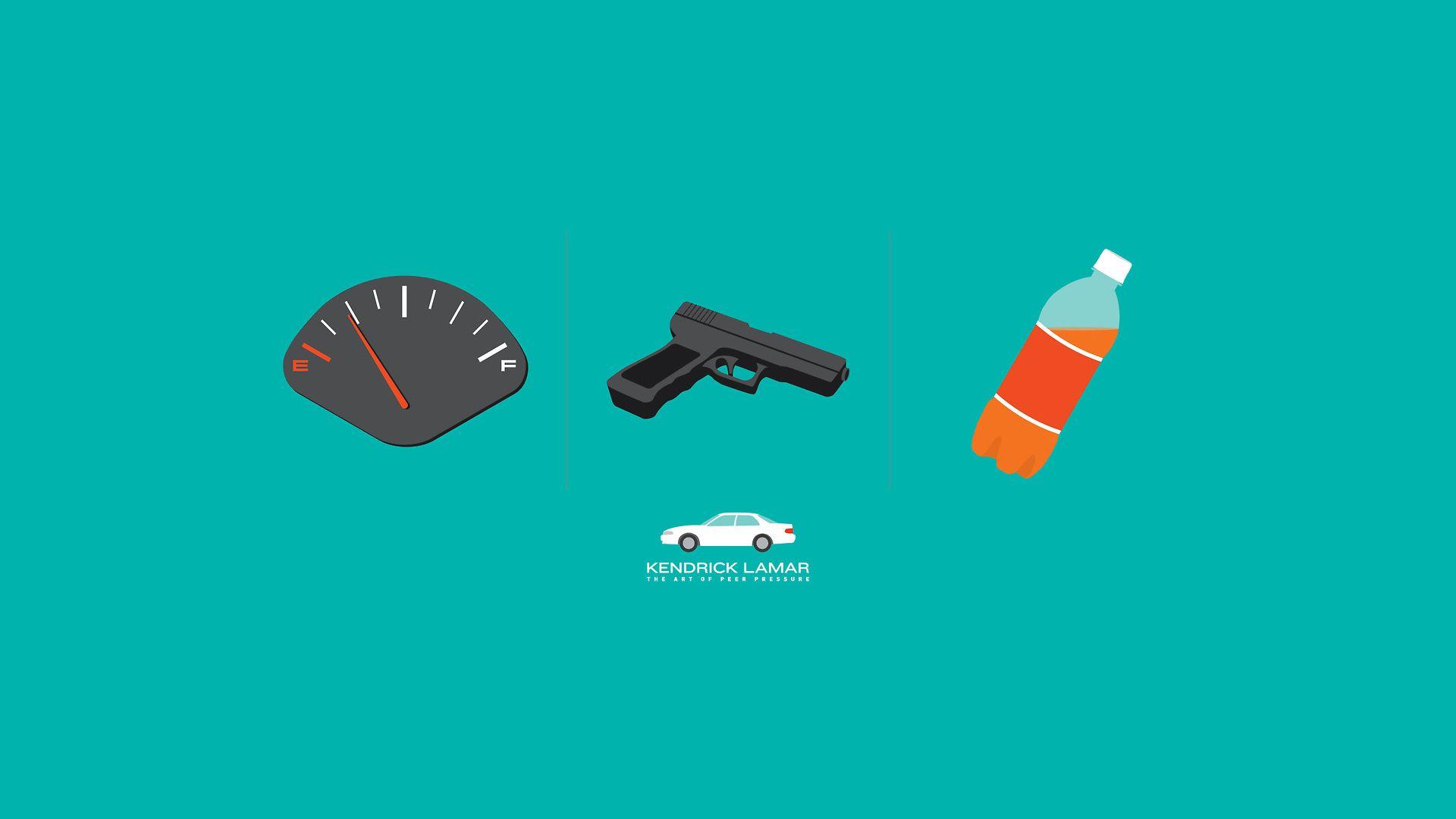 1920x1080 x 1080] [Kendrick Lamar] A quarter tank of gas, one pistol