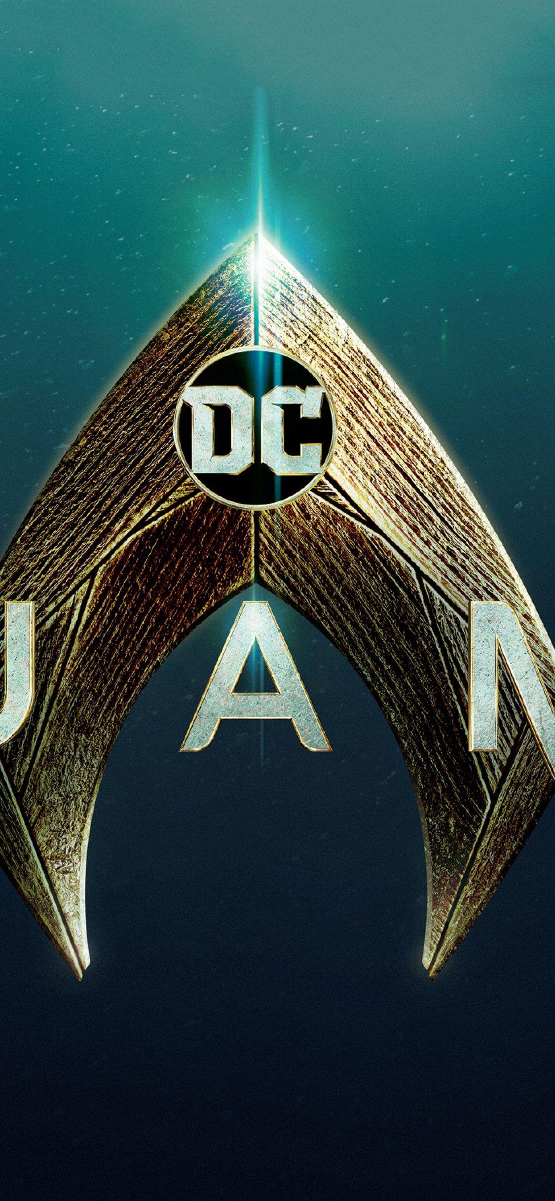 1125x2436 Aquaman Movie Logo iPhone XS, iPhone iPhone X HD 4k Wallpaper, Image, Background, Photo and Picture