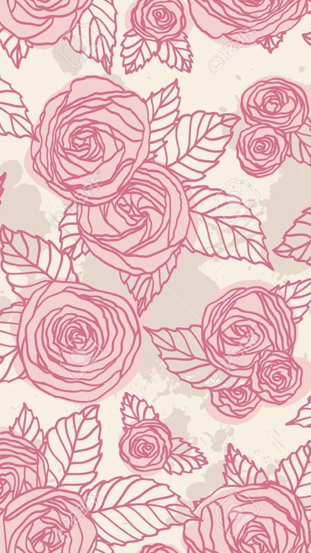 1080x1920 Gold Rose Wallpaper