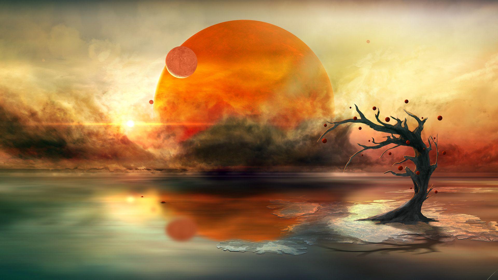 1920x1080 Download wallpaper: Alien calm 1920x1080