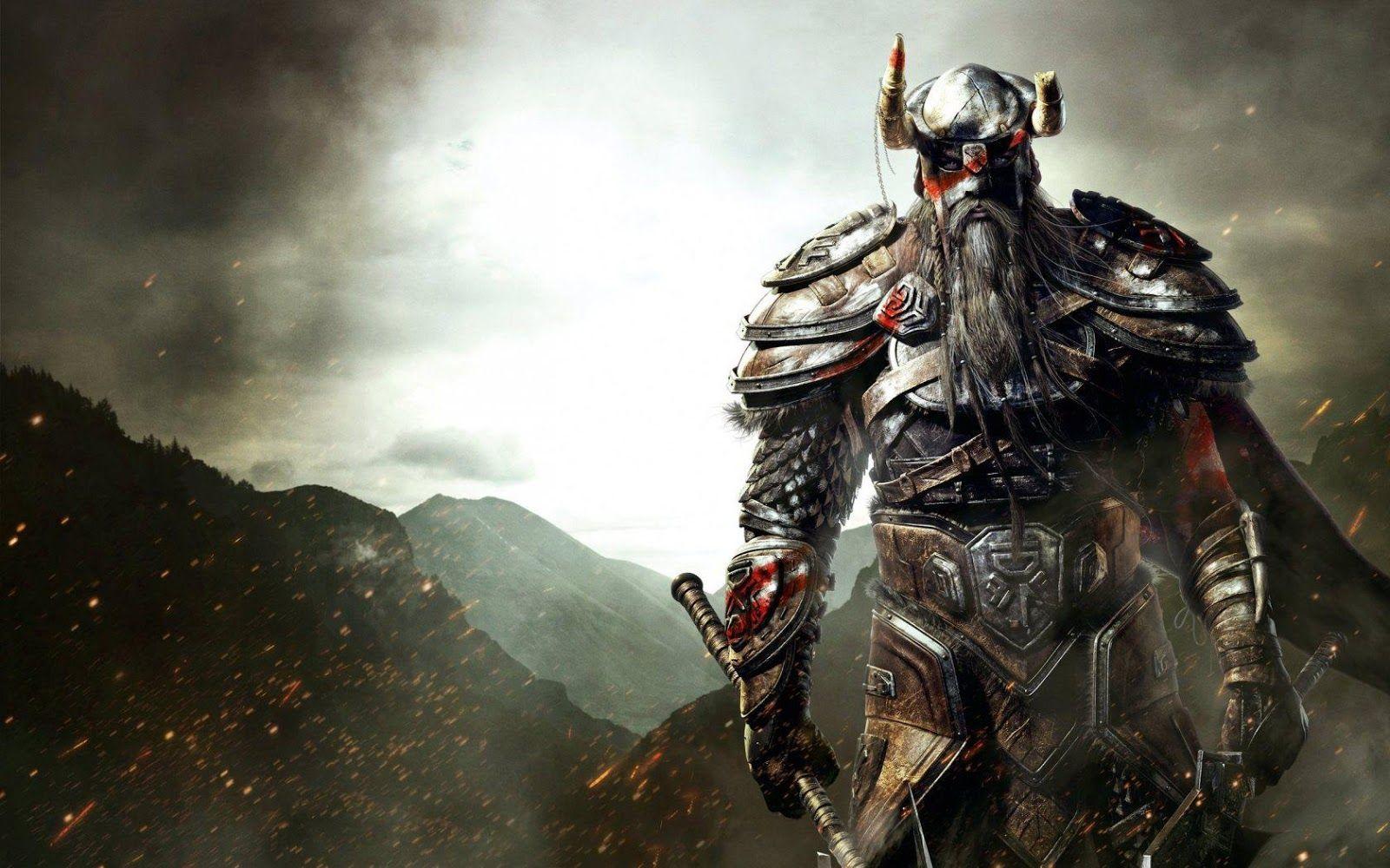 1600x1000 Free download Elder Scrolls Viking HD Wallpaper Slwallpaper [1600x1000] for your Desktop, Mobile & Tablet. Explore HD Viking Wallpaper. Minnesota Vikings Wallpaper HD, Vikings Show Wallpaper, Free Vikings Wallpaper