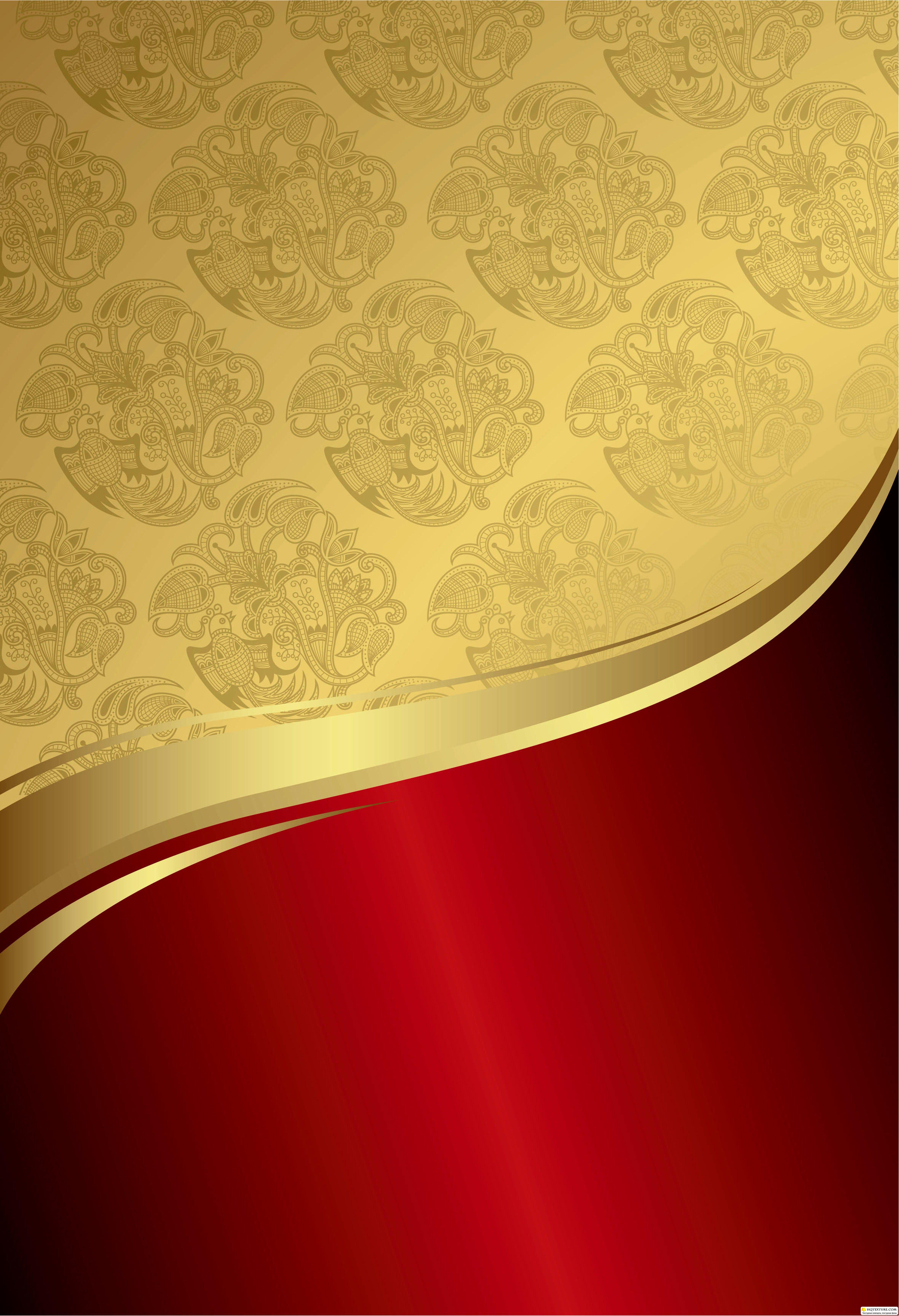 5000x7318 Red Gold Background HD Wallpaper