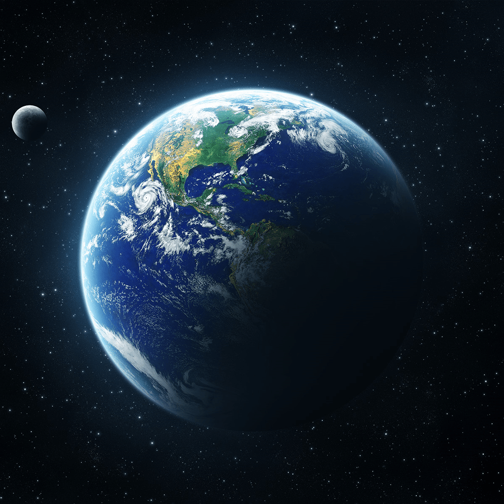 1024x1024 Earth Background Wallpaper