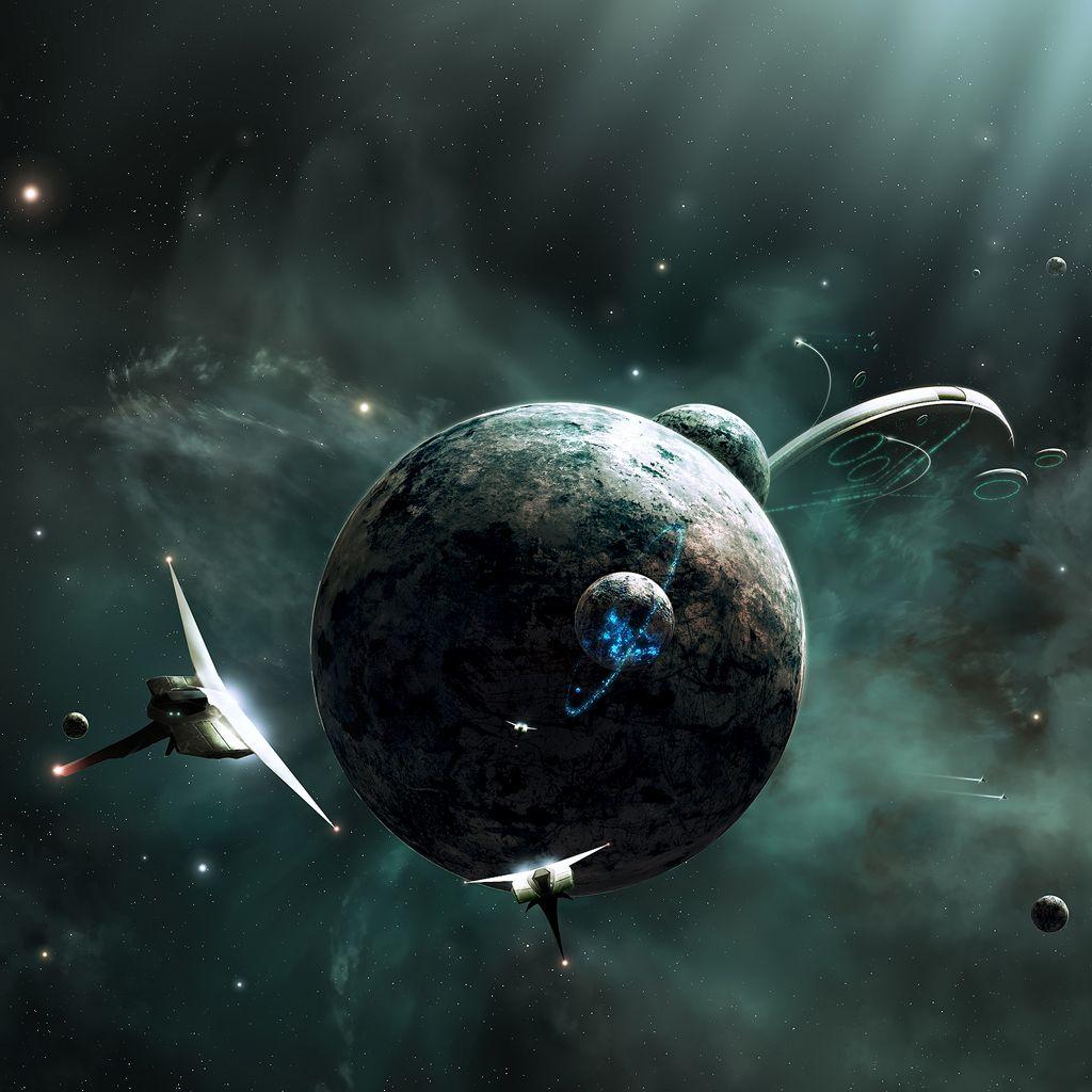 1024x1024 Relativitas HD Wallpaper Planets Wallpaper iPhone
