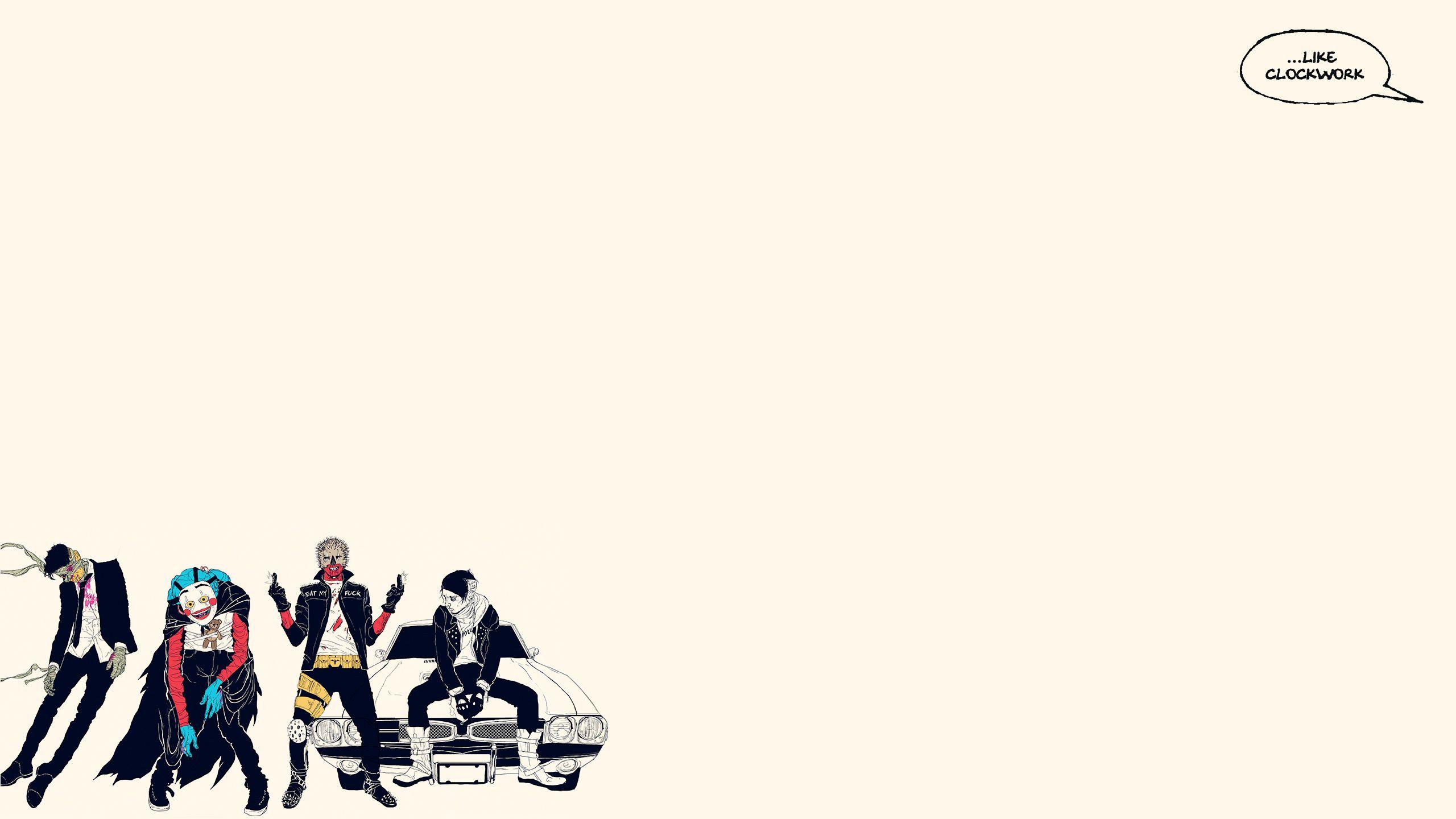 2560x1440 Qotsa Video Of The Stone Age Boneface Artwork