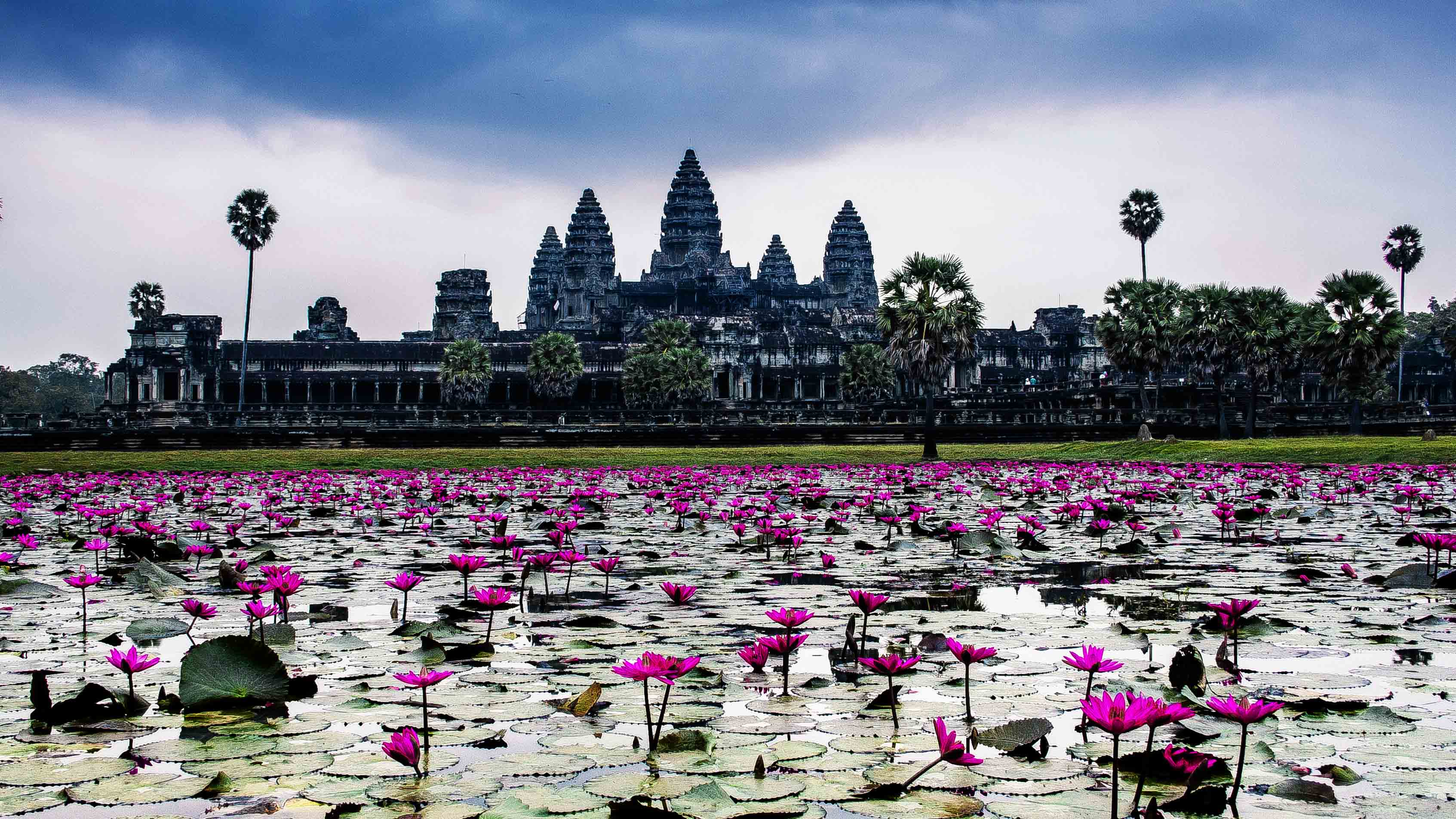 3386x1904 Angkor Wat Wallpaper