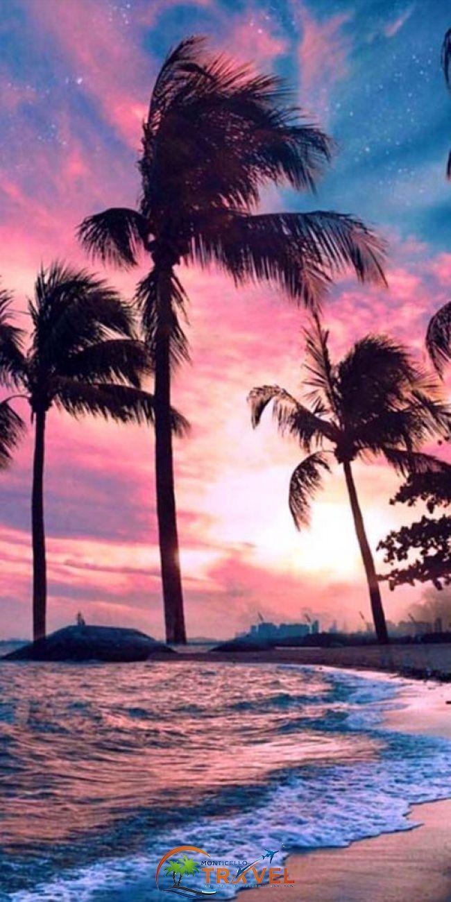 650x1300 Pink Sea Aesthetic Wallpaper