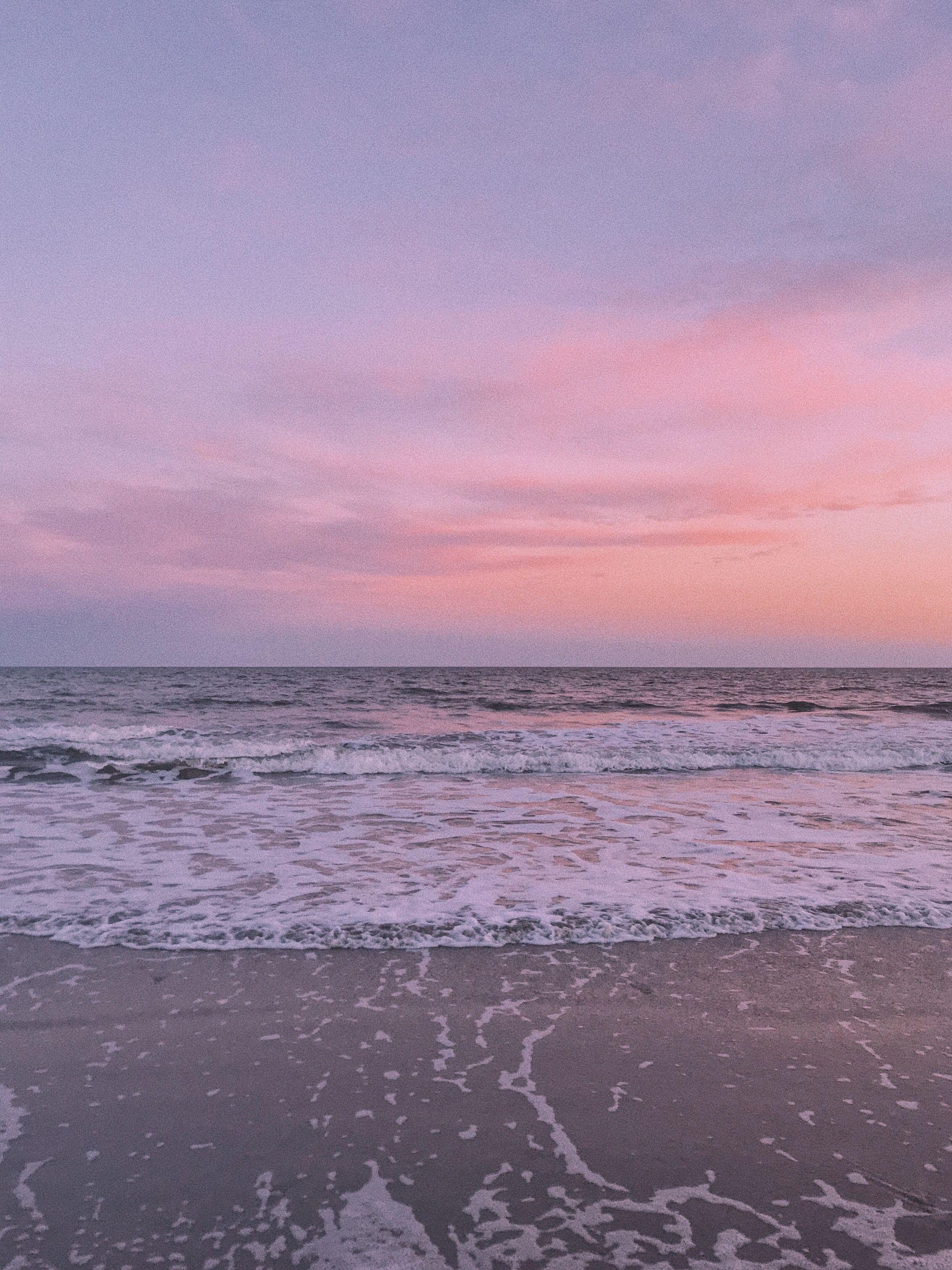 2268x3024 Bầu trời màu hồng.  Hình nền hoa màu xanh, Thẩm mỹ bầu trời, Thẩm mỹ bãi biển