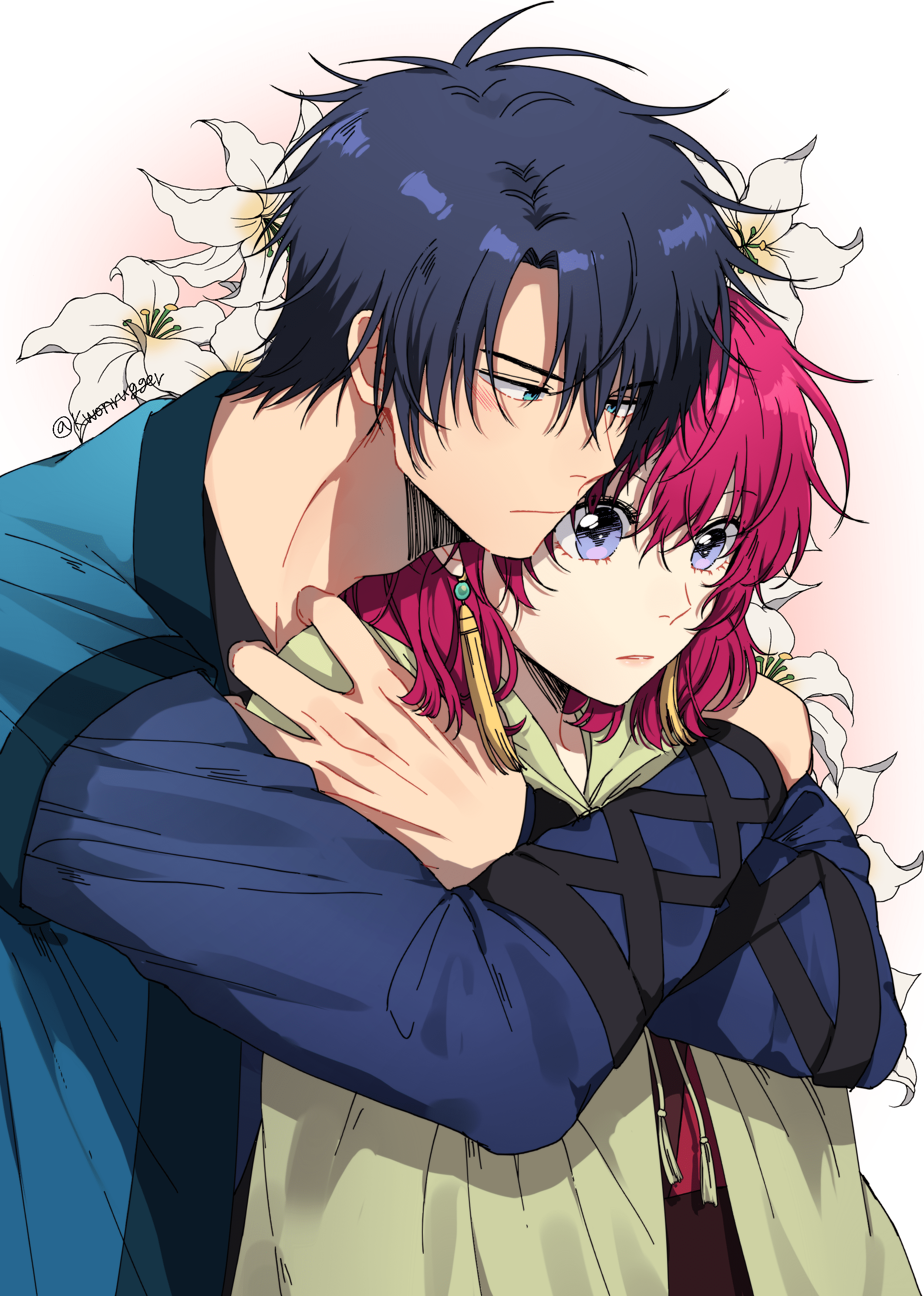 2122x2976 akatsuki no yona