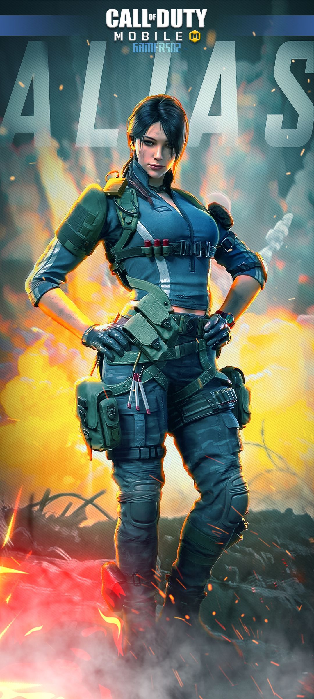 1080x2400 Alias CODM Wallpaper