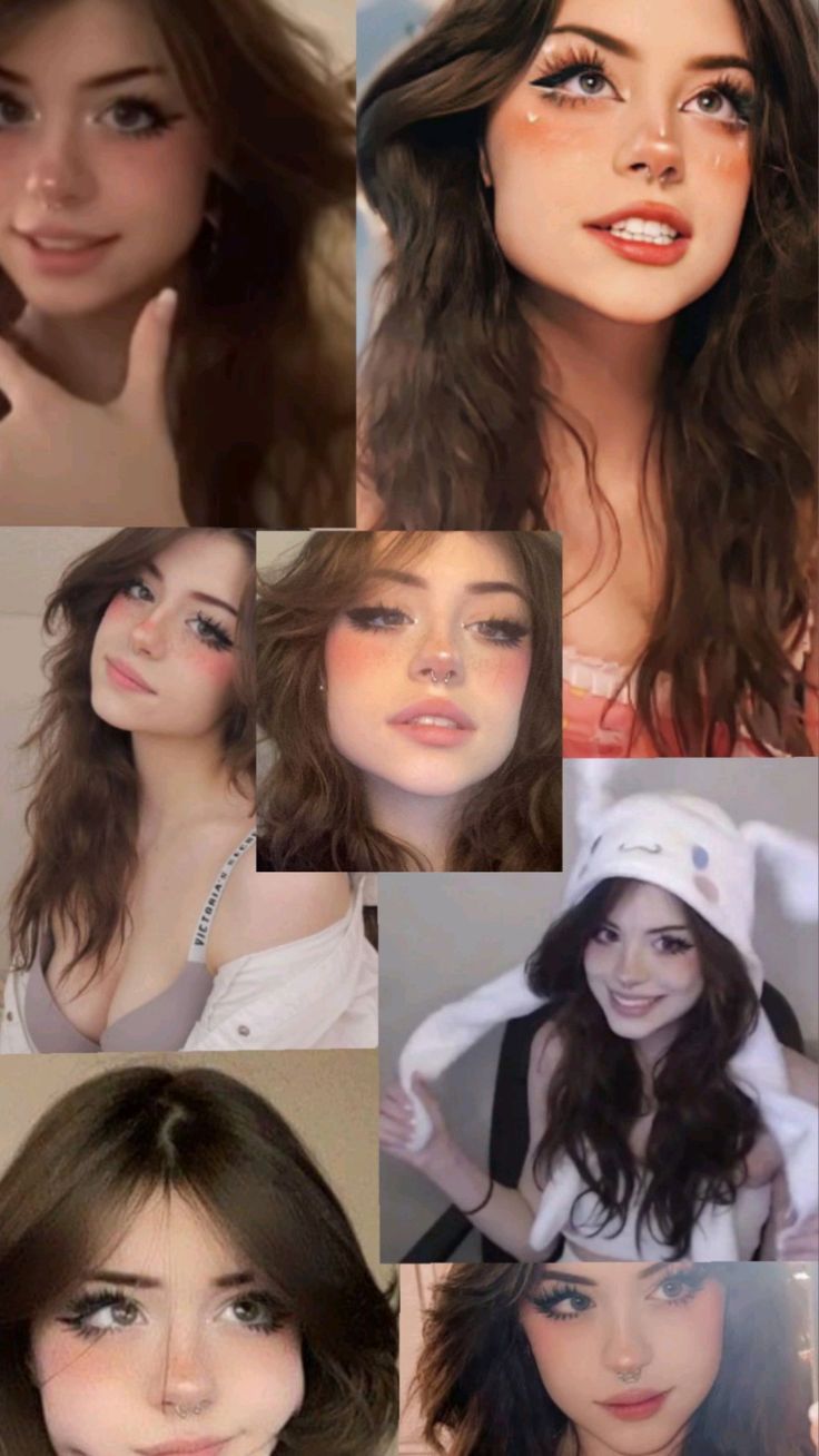 736x1308 Hannah owo wallper. Ginger hair, Nose ring, Cute girl