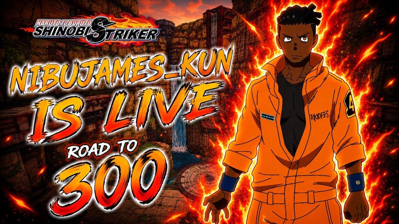 1280x720 Fire Force Ogun(Shinobi Strikers chill stream)