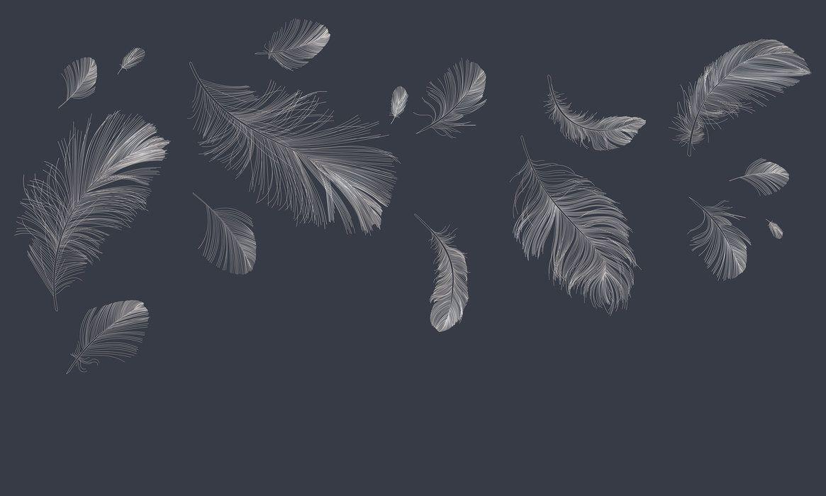 1165x699 Flying Feathers Blue