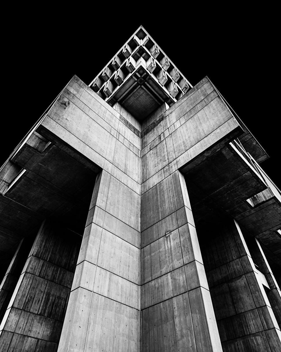 970x1212 Free of Abstract view of brutalist architecture. Download Free Image and Free Illustrations