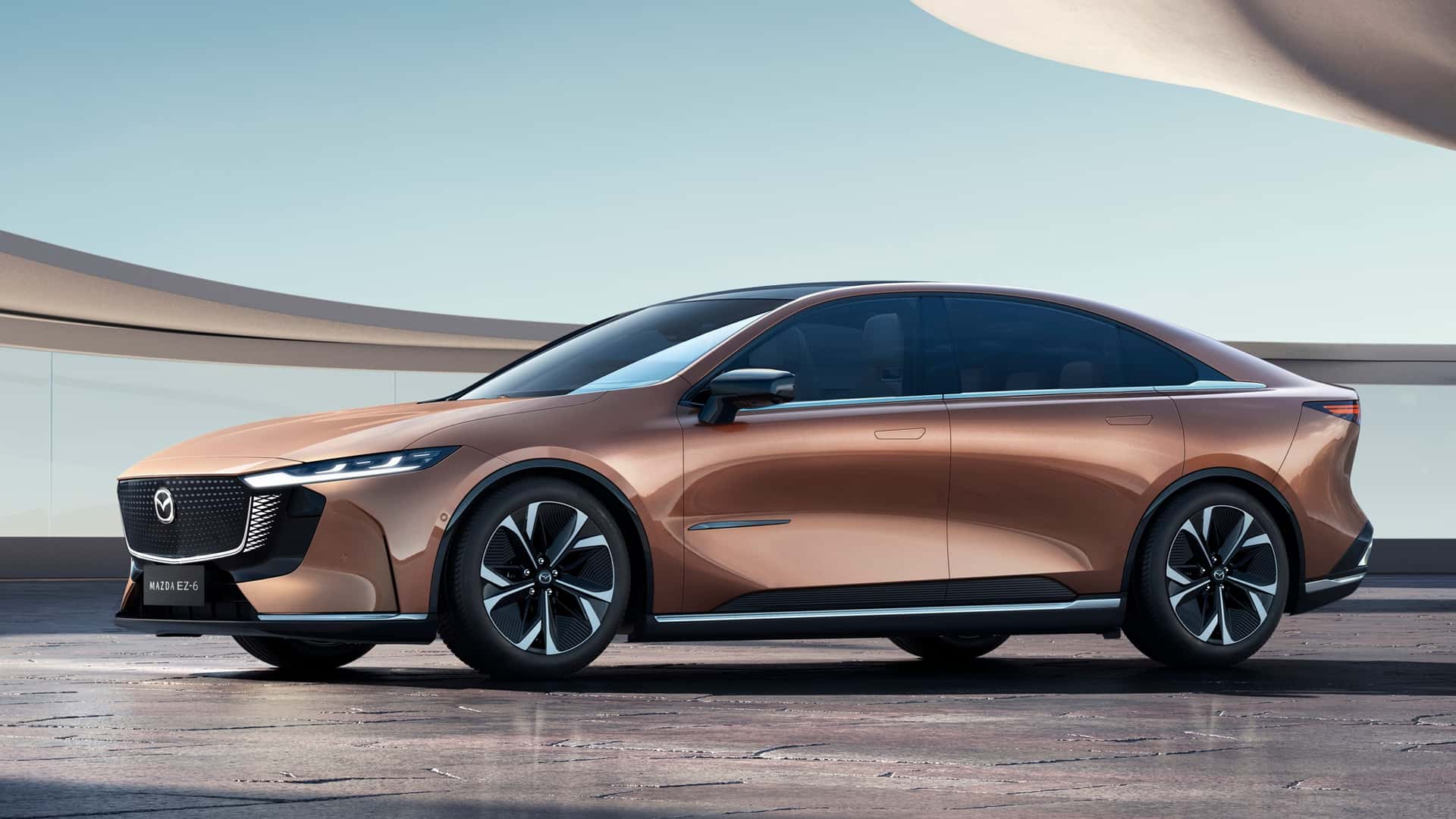 1920x1080 The Mazda6 Is Back As A Rear Wheel Drive Electric Sedan