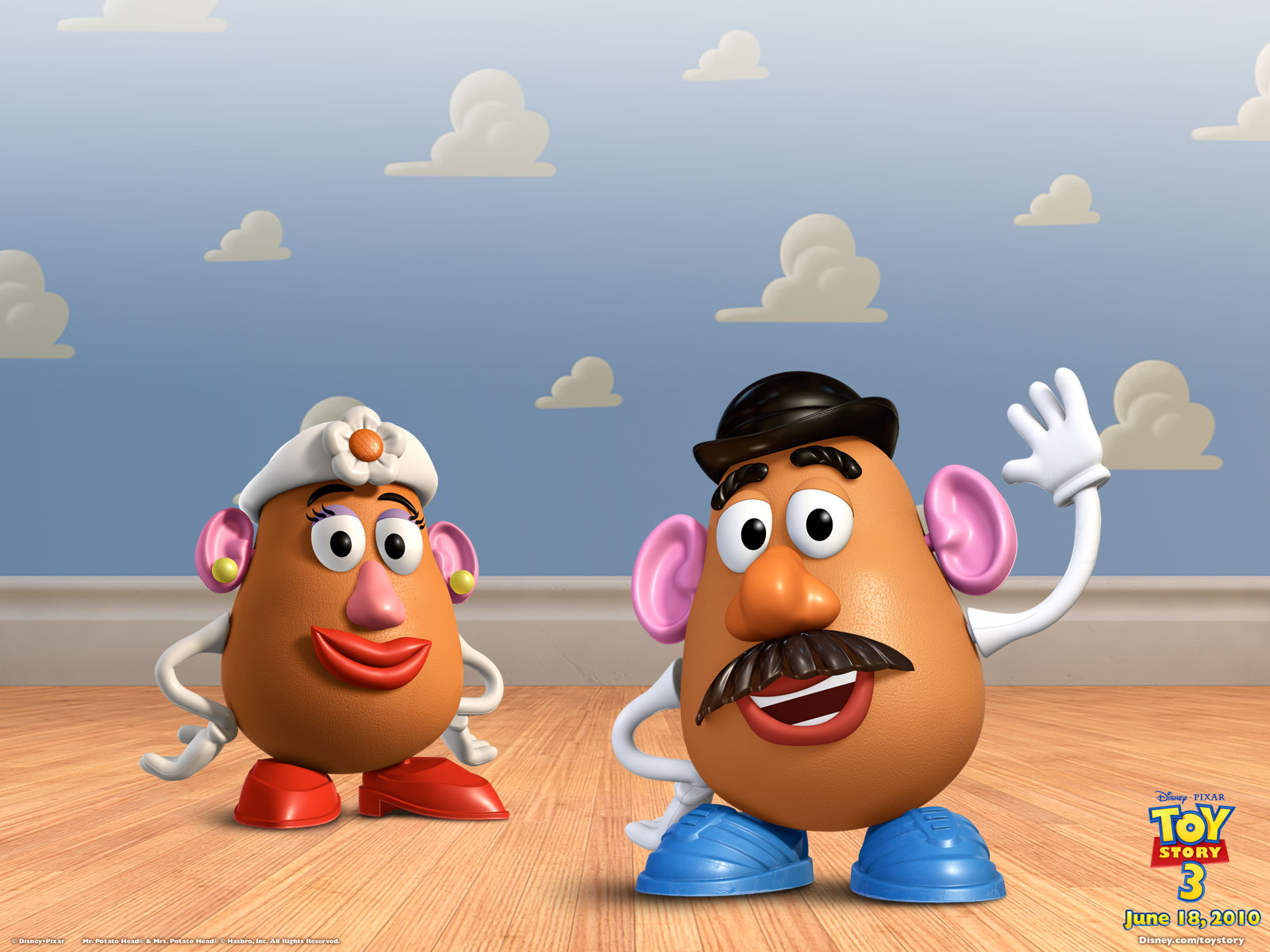 1600x1200 Background Mr Potato Man And Potato Head From Toy Story Desktop Wallpaper
