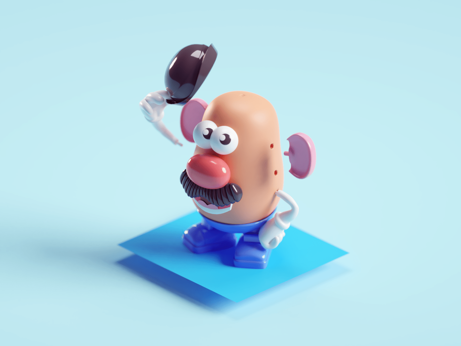 1600x1200 Mr. Potato Head (The Original Design) (1). Image - Behance